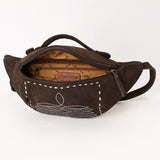 ADBG1618 Fanny Pack Genuine Western Leather Women Bag