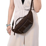 ADBG1618 Fanny Pack Genuine Western Leather Women Bag