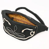 ADBGA668 Fanny Pack  Genuine Western Leather Women Bag