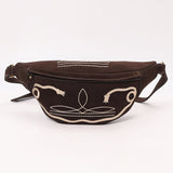 ADBGA668 Fanny Pack  Genuine Western Leather Women Bag