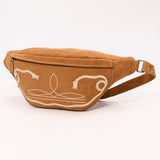 ADBGA668 Fanny Pack  Genuine Western Leather Women Bag