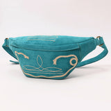 ADBGA668 Fanny Pack  Genuine Western Leather Women Bag