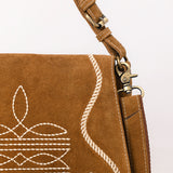 ADBGA670 Crossbody Genuine Western Suede Leather women bag