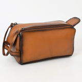 OHM119A Toiletry Genuine Leather women bag western Bag