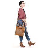 ADBG1590 Tote Genuine Western Suede Leather women bag