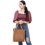 ADBG1590 Tote Genuine Western Suede Leather women bag