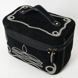 ADBGA683 Jewelry Case Genuine Western Suede Leather women bag