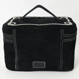 ADBGA683 Jewelry Case Genuine Western Suede Leather women bag