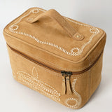 ADBGA683 Jewelry Case Genuine Western Suede Leather women bag