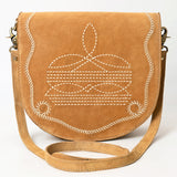 ADBGA684 Crossbody Genuine Western Suede Leather women bag