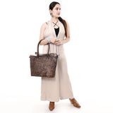 ADBG1519 Tote Hand Tooled Genuine Western Leather Women Bag