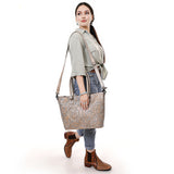 ADBG1519 Tote Hand Tooled Genuine Western Leather Women Bag