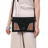 ADBG1641 Crossbody Hand Tooled Genuine Western Leather Women Bag