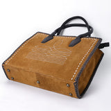 ADBGM484 Tote Genuine Western Suede Leather women bag