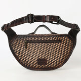 ADBGZ829 Fanny Pack Genuine Western Leather Women Bag