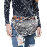 ADBGZ829 Fanny Pack Genuine Western Leather Women Bag