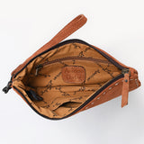 ADBG1652 Wristlet Suede Genuine Western Leather Women Bag