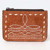 ADBG1655 Card Holder Suede Genuine Western Leather Women Bag