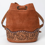 ADBG1656 Bucket  Suede Genuine Western Leather Women Bag