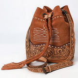 ADBG1656 Bucket  Suede Genuine Western Leather Women Bag