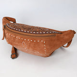 ADBG1660 Fanny Pack Suede Genuine Western Leather Women Bag