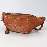 ADBG1660 Fanny Pack Suede Genuine Western Leather Women Bag