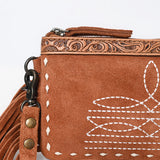 ADBG1662 Crossbody Suede Genuine Western Leather Women Bag