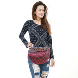 ADBGZ829 Fanny Pack Genuine Western Leather Women Bag