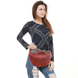 ADBGZ829 Fanny Pack Genuine Western Leather Women Bag