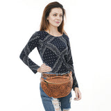 ADBGZ829 Fanny Pack Genuine Western Leather Women Bag