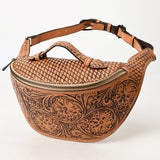 ADBGZ829 Fanny Pack Genuine Western Leather Women Bag