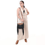 ADBG1664 Crossbody Hand Tooled Genuine Western Leather Women Bag