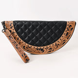 ADBG1666 Taco Hand Tooled Genuine Western Leather Women Bag