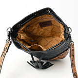 ADBG1670 Bucket Hand Tooled  Genuine Leather Women Bag