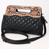 ADBG1677 Clutch Hand Tooled Genuine Leather women bag western Bag