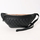 ADBG1680 Fanny Pack Hand Tooled Genuine Western Leather Women Bag