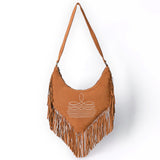 ADBGA733  Crossbody Genuine Western Suede Leather women bag