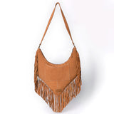 ADBGA733  Crossbody Genuine Western Suede Leather women bag