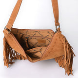 ADBGA733  Crossbody Genuine Western Suede Leather women bag