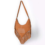 ADBGA733  Crossbody Genuine Western Suede Leather women bag