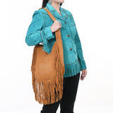 ADBGA734 Crossbody Genuine Western Suede Leather women bag