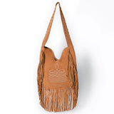 ADBGA734 Crossbody Genuine Western Suede Leather women bag