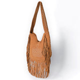 ADBGA734 Crossbody Genuine Western Suede Leather women bag