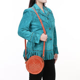 ADBGA620 Canteen Genuine Western Suede Leather women bag