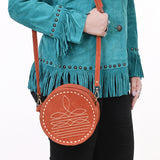 ADBGA620 Canteen Genuine Western Suede Leather women bag