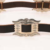 ADBLA107-51  Authentic German Silver Concho Belt