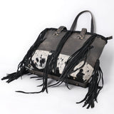 ADBGM606 Tote Hair-on Genuine Western Suede Leather women bag