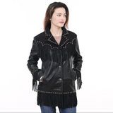 ADJKT048-S Genuine Suede leather Women jacket dress ladies girl