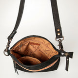 ADBG840 Crossbody Embossed Genuine Leather Genuine Western Leather Bag